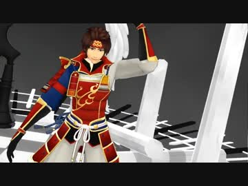 【MMD戦国無双】幸村＆高虎でBad Apple!!