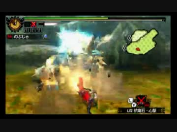 【MH4G】 Lv.140ジンオウガ 生産チャージアックス 12'39"96