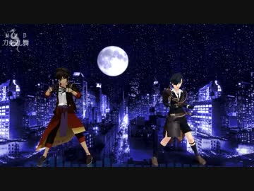 【MMD刀剣乱舞】 Bad Apple!! 【ちっちゃい伊達組】