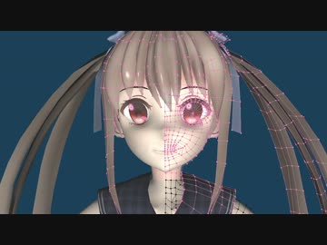 自作３Dモデル動作実験（MMD）