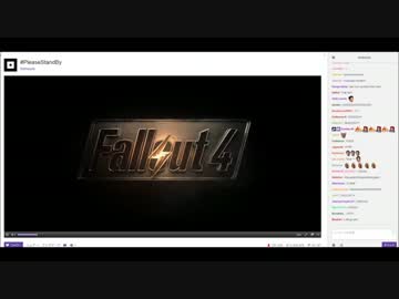 Fallout4公式トレーラー公開時のTwitchの様子