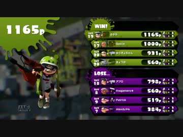【スプラトゥーン】デュアルスイーパーでレギュラーマッチに挑戦Part2