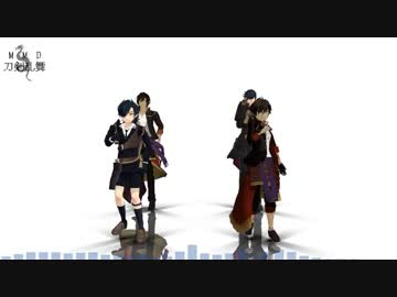 【MMD刀剣乱舞】 Bad Apple!! 【大人組・子供組】