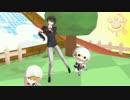 【MMD刀剣乱舞】堀川君が小さい兄弟と一緒にこねこの踊り