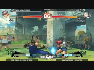 Street Fridays　LosersFinals　Big Bird(ガイ) vs Fruit(さくら)