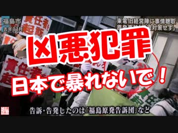 【凶悪犯罪】 日本で暴れないで！