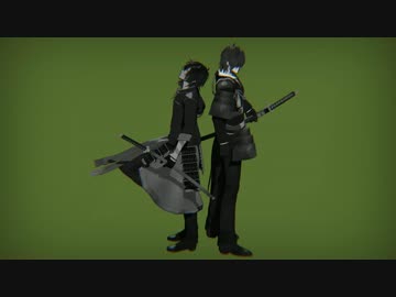 【MMD刀剣乱舞】刀剣語【燭台切光忠・大倶利伽羅】
