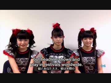 BABYMETALインタビュー  A Conversation With Babymetal