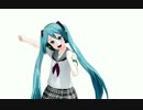初音ミク改修モデル試運転　顔アップと表情