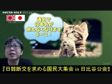 【桜井誠】通名制度を悪用する在日韓国朝鮮人【創始改名と通名】