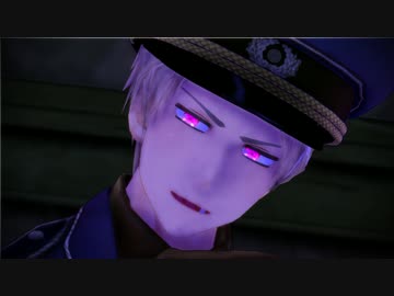 【APヘタリアMMD】軍帽普で銀/猫