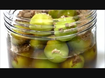 南高梅で作る黒糖梅酒