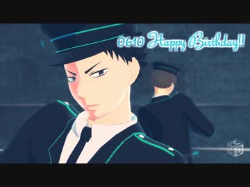 【MMDHQ!!】黒軍服・阿吽のコキュー!!で天鼠ディストレス【合作・岩泉誕】