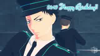 【MMDHQ!!】黒軍服・阿吽のコキュー!!で天鼠ディストレス【合作・岩泉誕】