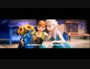 アナと雪の女王 サプライズ「A Perfect Day」日本語 アナ(左)＋エルサ(右)