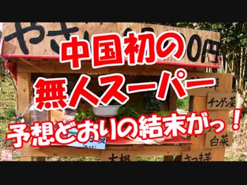 【中国初の無人スーパー】 予想どおりの結末がっ！