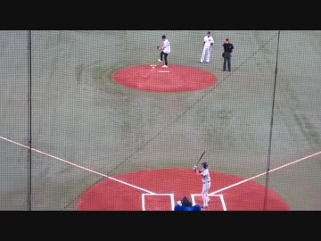 2015.6.11 マリーンズｘ俺ガイルコラボデー 江口拓也始球式