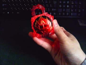 ドラゴンフルーツエナジーロックシードを赤発光にしてみた【改造】