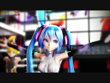 【MMD】ヒビカセ【ミクリンレン】
