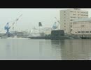 横須賀港に停泊中の潜水艦