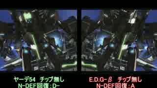 N-DEF回復速度　比較してみた