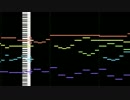 バッハ：BWV562よりフーガ（未完）【MIDIアニメ】