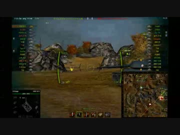【WoT】AMX50B Mバッチ　撃破9　ダメ4927　2015/6.17