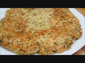 おうちで作る芋チヂミ