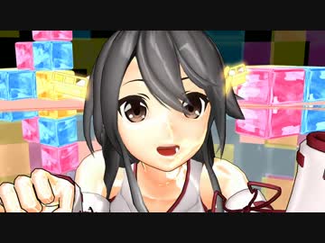 【艦これMMD】少し短めのスカートで金剛榛名がビバハピ謎の光で守ります