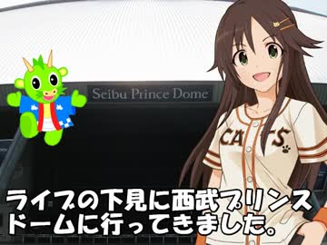 【NovelsM@ster】ライブの下見に西武プリンスドームに行ってきました。