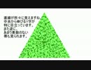 数を三角形の渦巻状に並べてみた