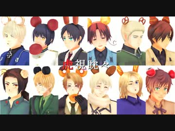 【APヘタリアMMD】頭上注意