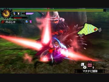 【MH4G】Lv.140ジンオウガ亜種 発掘双剣 06'31"06