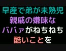 早産で弟が未熟児。親戚の嫌味なババァがねちねち酷いことを【2ch】