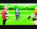 【MMD】BREEZE（ミク, ルカ, リン／底辺508式）