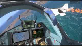 【Arma3】PAK-FA vs F-22 ×2機 空中戦【60fps】