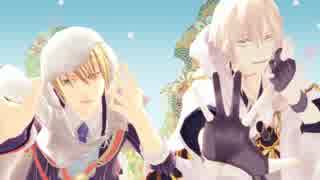 【MMD刀剣乱舞】山姥切国広くんと鶴丸さん＋αでビバハピ【微PV風】