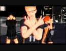 【月島(山口日向)】 E/C/H/O 歌ってもらった 【人力+MMD】