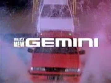 [CM集][車CM]いすゞ 2代目ジェミニのCM集