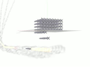 【MMD】AIM-120多段頭化発射テスト【MME】