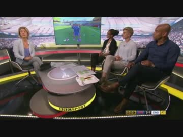 BBCのスタジオを凍らせるなでしこジャパン