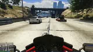 [GTA5] リミッター解除してハイウェイを300km/hで駆け抜ける