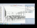 スケッチアップで背景制作補助
