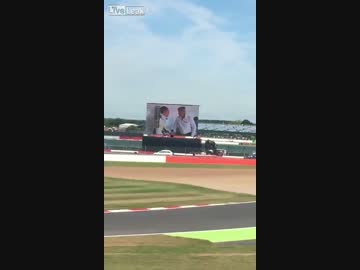 サーキットで放送事故[シルバーストーン]