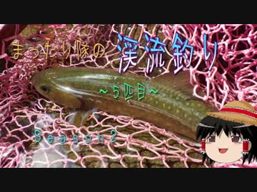 【ゆっくり釣り動画】まったり隊の渓流釣りSeason２ ー５匹目ー