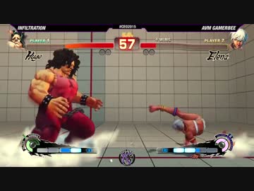CEO2015　TOP24(L)　Infiltration(ヒューゴー/春麗) vs Gamerbee(エレナ/アドン)