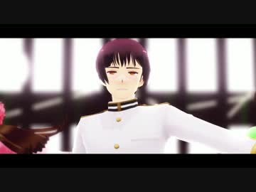 【APヘタリアMMD】亜細亜6人でPiNK CAT