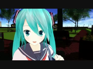ゆきはね13式ミクさんに、セーラー服を着て頂いた。