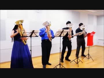 【ユーフォニアム】DREAM SOLISTERをユーフォ四重奏してみた【デスマッチ】