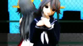 【MMD艦これ】榛名がセーラー服で告白ライバル宣言踊ってみた
